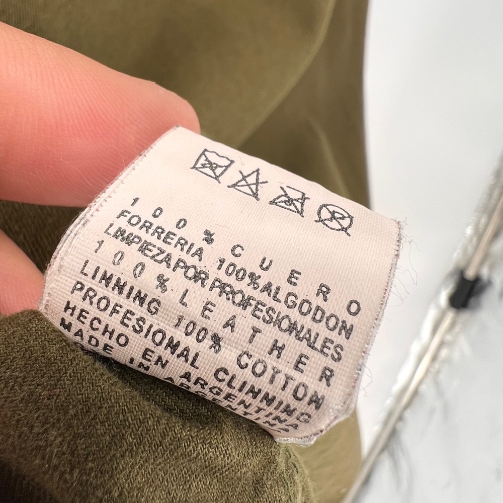 EUC Bensimon Leather Elbow Patch Button Down Shirt - Picture 10 of 10